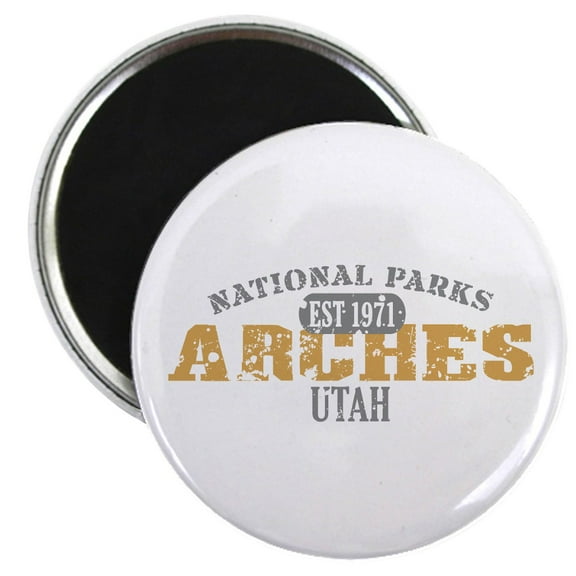 CafePress - Arches National Park Utah Magnet - 2.25" Round Magnet, Refrigerator Magnet, Button Magnet Style