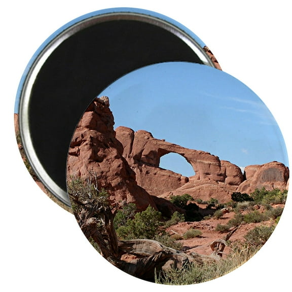 CafePress - Arches National Park, Utah, USA Magnets - 2.25" Round Magnet, Refrigerator Magnet, Button Magnet Style