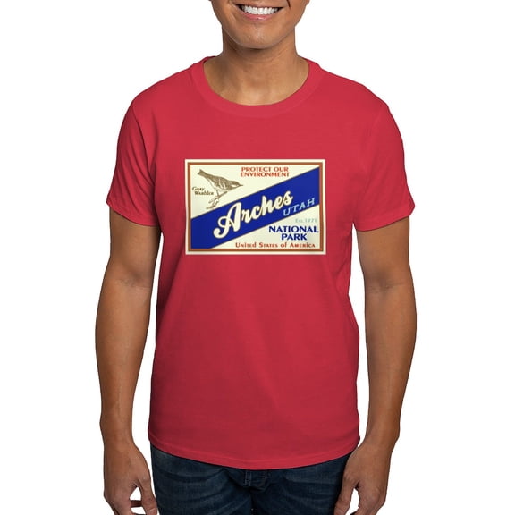 CafePress - Arches (Warbler) Dark T Shirt - Men's Classic Graphic Cotton T-Shirt