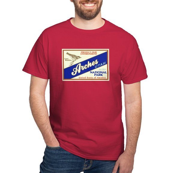 CafePress - Arches (Warbler) Dark T Shirt - Men's Classic Graphic Cotton T-Shirt