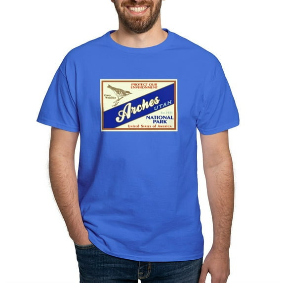 CafePress - Arches (Warbler) Dark T Shirt - Men's Classic Graphic Cotton T-Shirt