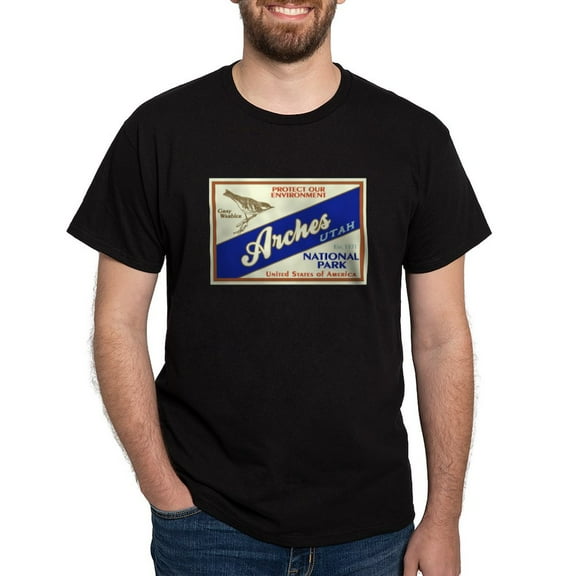 CafePress - Arches (Warbler) Dark T Shirt - Men's Classic Graphic Cotton T-Shirt