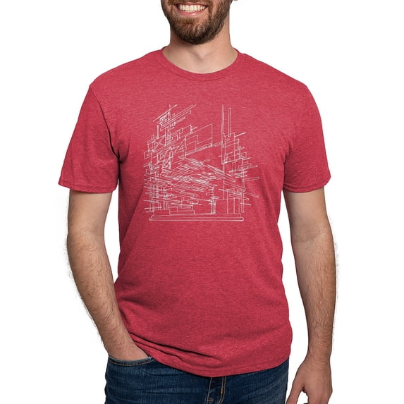 CafePress - Architecture T Shirt - Mens Tri-blend T-Shirt