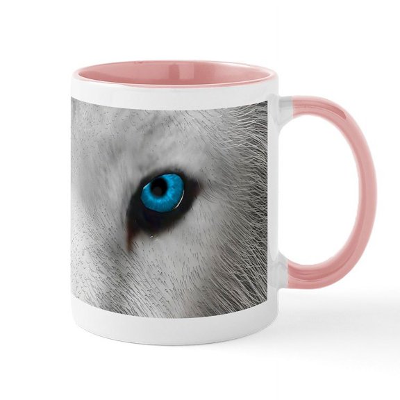 CafePress - Arctic Wolf Mugs - 11 oz Ceramic Mug - Novelty Coffee Tea Cup