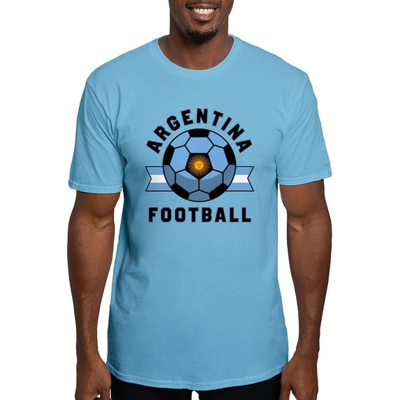 CafePress - Argentina Football T Shirt - Fitted T-Shirt, Vintage Fit Soft Cotton Tee
