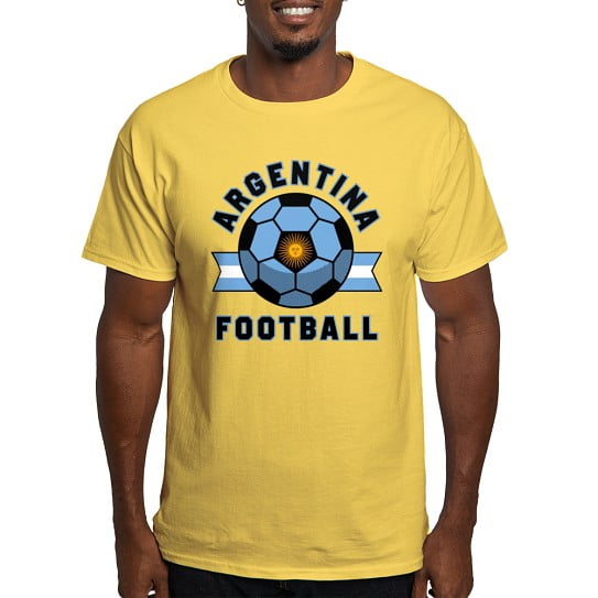 CafePress - Argentina Football T Shirt - Men's Classic Cotton T-Shirts