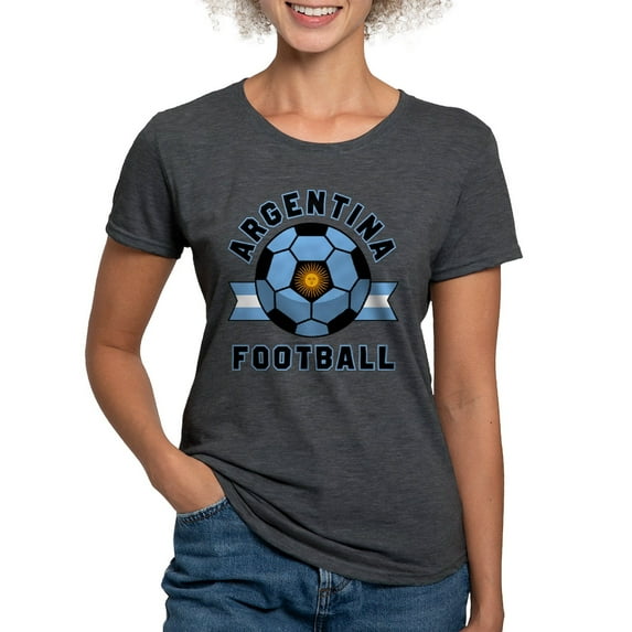 CafePress - Argentina Football T Shirt - Womens Tri-blend T-Shirt