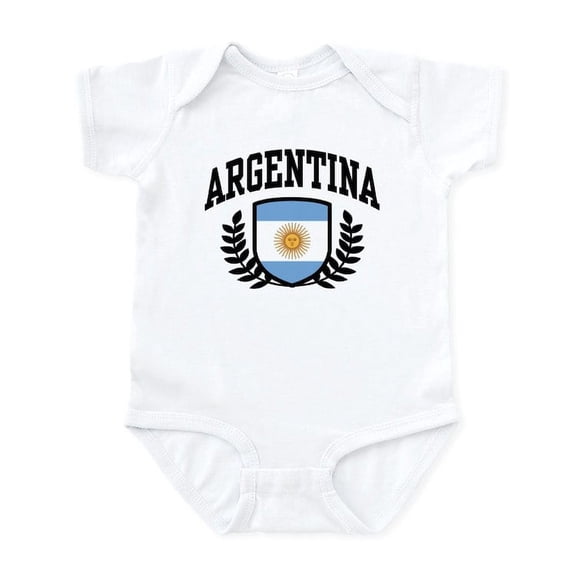 CafePress - Argentina Infant Bodysuit - Baby Light Bodysuit, Size Newborn - 24 Months