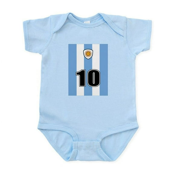CafePress - Argentina Soccer Infant Bodysuit - Baby Light Bodysuit, Size Newborn - 24 Months