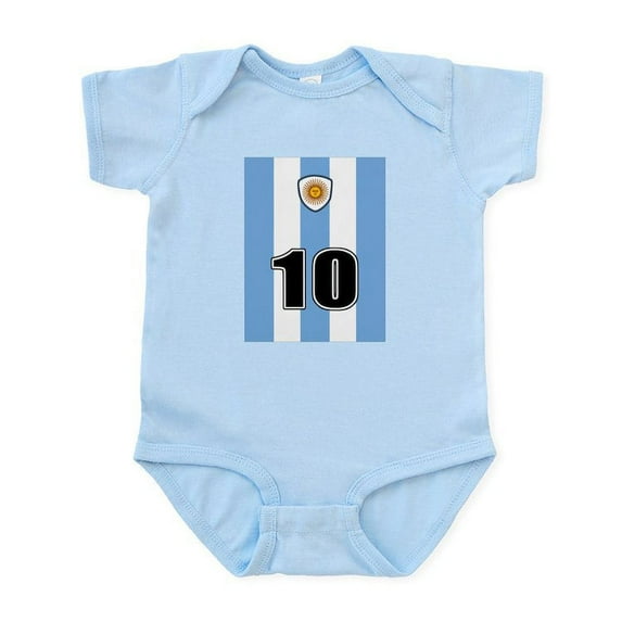 CafePress - Argentina Soccer Infant Bodysuit - Baby Light Bodysuit, Size Newborn - 24 Months
