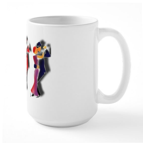 CafePress - Argentine Tango Mug - 15 oz Ceramic Large White Novelty Mug