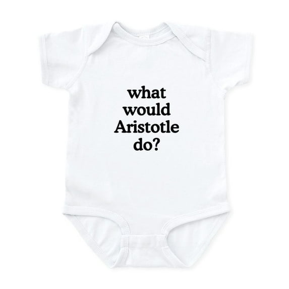 CafePress - Aristotle Infant Bodysuit - Baby Light Bodysuit, Size Newborn - 24 Months