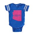 thumbnail image 1 of CafePress - Arizona - Cute Infant Baby Football Bodysuit, 1 of 3