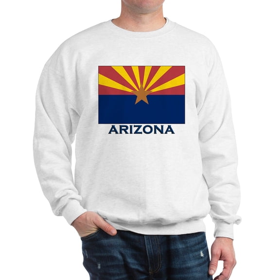 CafePress - Arizona Flag Gear Sweatshirt - Crew Neck Sweatshirt