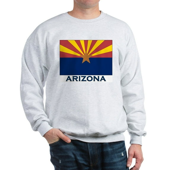 CafePress - Arizona Flag Gear Sweatshirt - Crew Neck Sweatshirt