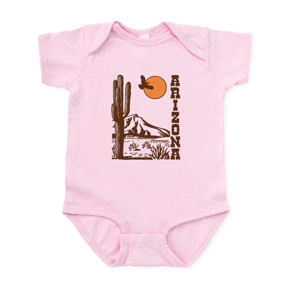 CafePress - Arizona Infant Bodysuit - Baby Light Bodysuit, Size Newborn - 24 Months