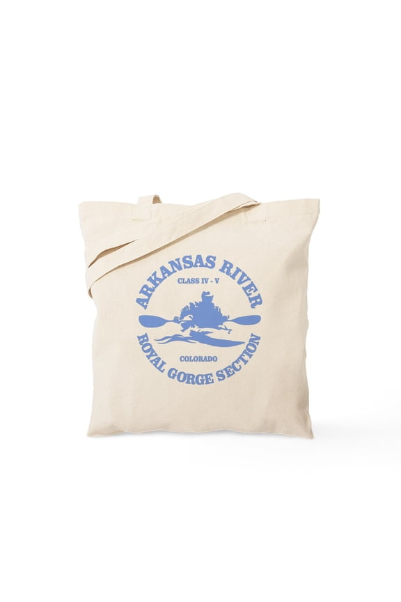 - Arkansas River (Royal Gorge) Tote Bag - Unisex Canvas Tote Bag, Beige, 1-Piece
