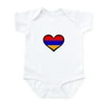 thumbnail image 1 of CafePress - Armenia Love Infant Bodysuit - Baby Light Bodysuit, Size Newborn - 24 Months, 1 of 4