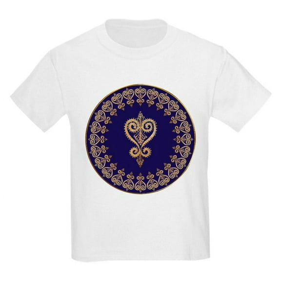 CafePress - Armenian Heart Mandala Kids Light T Shirt - Light T-Shirt Kids XS-XL