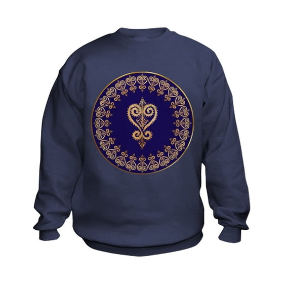 CafePress - Armenian Heart Mandala Kids Sweatshirt - Kids Sweatshirt, Youth Crew Neck Sweatshirt