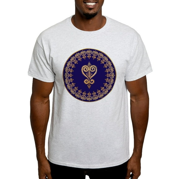 CafePress - Armenian Heart Mandala Light T Shirt - Men's Classic Graphic T-Shirt