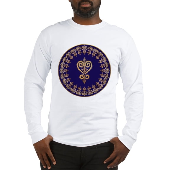 CafePress - Armenian Heart Mandala Long Sleeve T Shirt - Unisex Cotton Long Sleeve T-Shirt