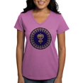thumbnail image 1 of CafePress - Armenian Heart Mandala T Shirt - Women's V-Neck Dark T-Shirt, 1 of 4