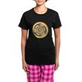 thumbnail image 1 of CafePress - Around The World Dogs Women's Dark Pajamas - Women's Short Sleeve Print T-Shirt and Pants Dark Cotton Pajama Set, 1 of 7