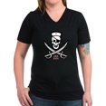 thumbnail image 1 of CafePress - Arr Enn Rackham Women's V Neck Dark T Shirt - Women's V-Neck Dark T-Shirt, 1 of 1