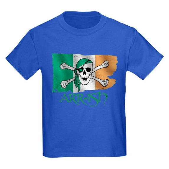 CafePress - Arr Ish Pirate Kids Dark T Shirt - Dark T-Shirt Kids XS-XL
