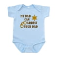 thumbnail image 1 of CafePress - Arrest Your Dad Deputy Body Suit - Baby Light Bodysuit, Size Newborn - 24 Months, 1 of 4