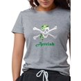 thumbnail image 1 of CafePress - Arrish Irish Pirate Skull And Crossbones Women's D - Womens Tri-blend T-Shirt, 1 of 1
