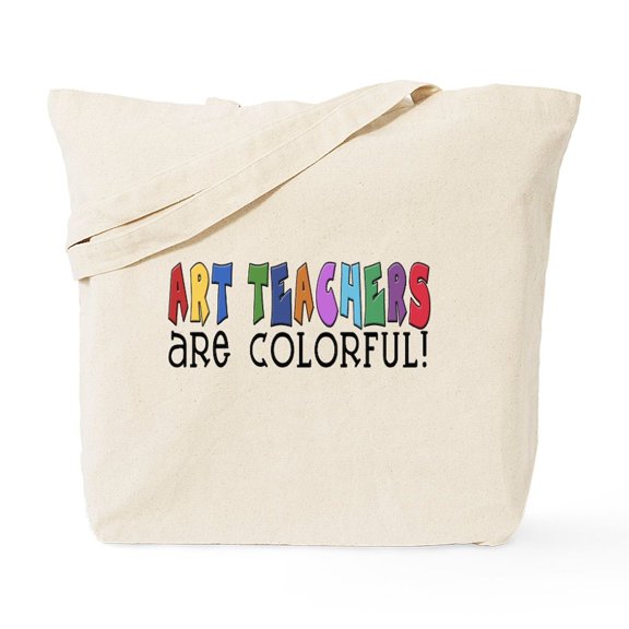 CafePress - Art Teachers Tote Bag - Unisex Canvas Tote Bag, Beige, 1-Piece