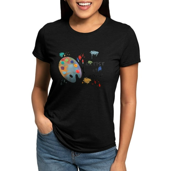 CafePress - Artist At Work Women's Deluxe T Shirt - Womens Tri-blend T-Shirt