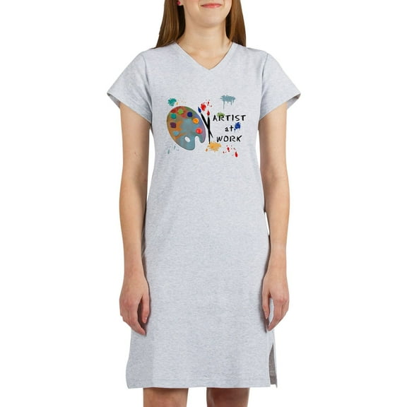 CafePress - Artist At Work - Women's Nightshirt