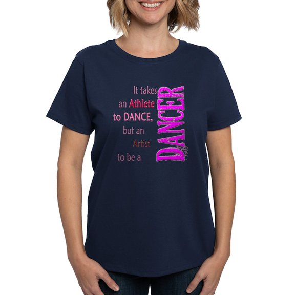 CafePress - Artist Athlete Dancer Women's Dark T Shirt - Women's Traditional Fit Dark T-Shirt