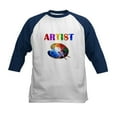 thumbnail image 1 of CafePress - Artist Baseball Jersey - Kids Cotton Baseball Jersey, 3/4 Sleeve Shirt, 1 of 4