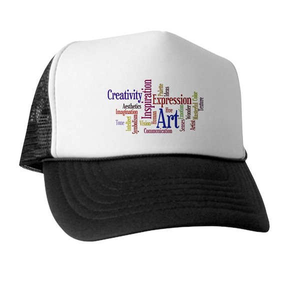 CafePress - Artist Creative Inspiration - Adjustable Unisex Printed Trucker Hat with Mesh Back