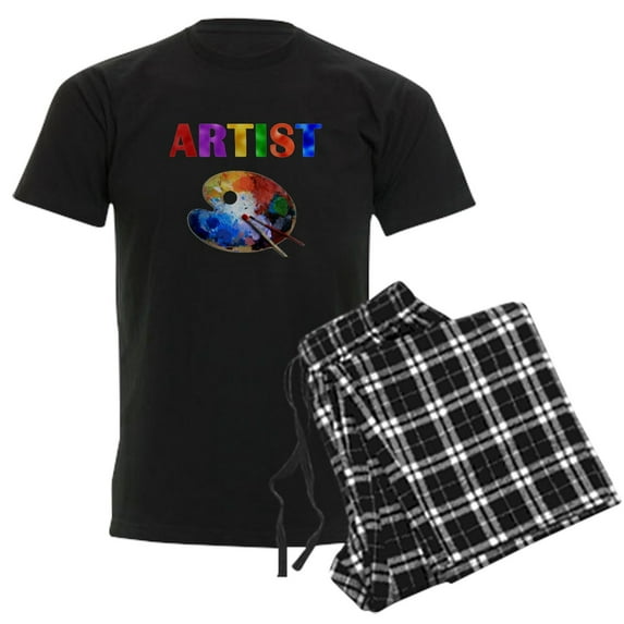 CafePress - Artist Pajamas - Men's Dark Loose Fit Cotton Pajama Set