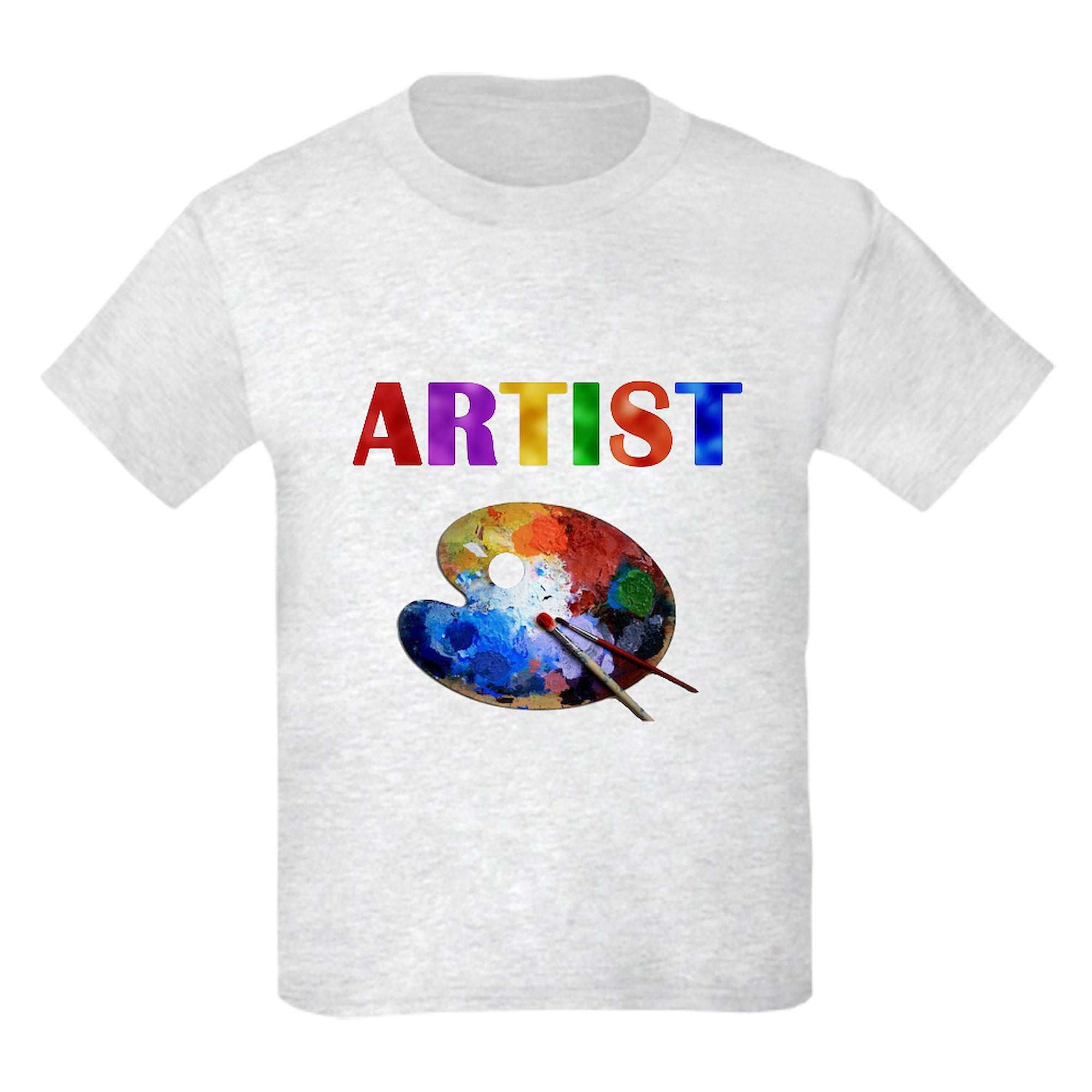 CafePress - Artist T Shirt - Light T-Shirt Kids XS-XL - Walmart.com