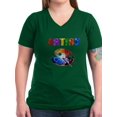thumbnail image 1 of CafePress - Artist T Shirt - Women's V-Neck Dark T-Shirt, 1 of 1