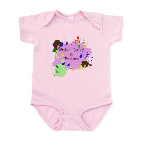 CafePress - Artistic Genius Infant Bodysuit - Baby Light Bodysuit, Size Newborn - 24 Months