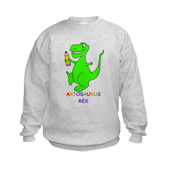 CafePress - Artosaurus Rex Kids Sweatshirt - Kids Sweatshirt, Youth Crew Neck Sweatshirt