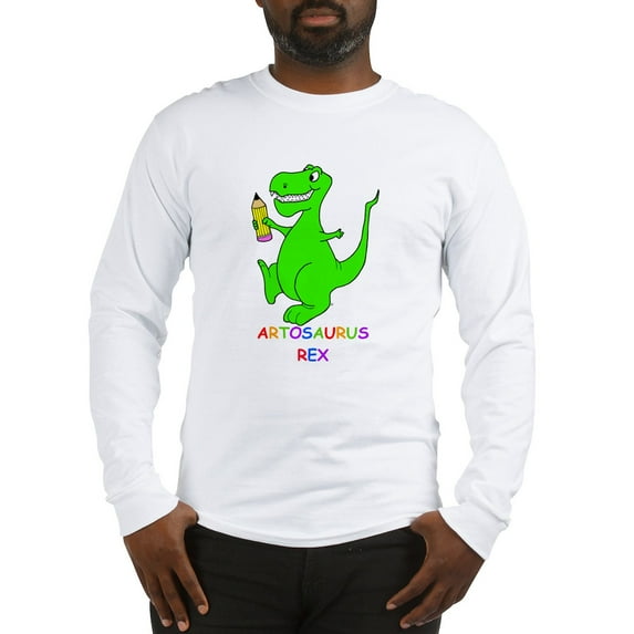 CafePress - Artosaurus Rex Long Sleeve T Shirt - Unisex Cotton Long Sleeve T-Shirt