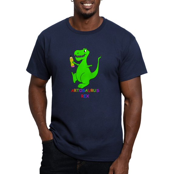 CafePress - Artosaurus Rex Men's Fitted T Shirt (Dark) - Men's Fitted T-Shirt