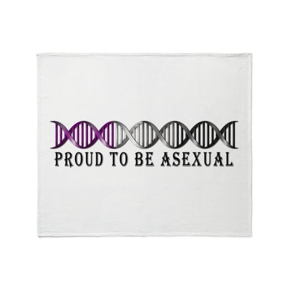 CafePress - Asexual Pride DNA Throw Blanket - Soft Fleece Throw Blanket, 50"x60" for All Ages