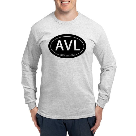 CafePress - Asheville NC AVL Long Sleeve T Shirt - Unisex Cotton Long Sleeve T-Shirt