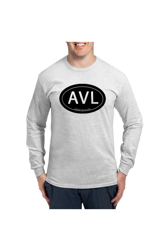 - Asheville NC AVL Long Sleeve T Shirt - Unisex Cotton Long Sleeve T-Shirt