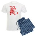 thumbnail image 1 of CafePress - Asian Dragon Men's Light Pajamas - Men's Light Loose Fit Cotton Pajama Set, 1 of 7