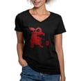 thumbnail image 1 of CafePress - Asian Dragon Women's V Neck Dark T Shirt - Women's V-Neck Dark T-Shirt, 1 of 4